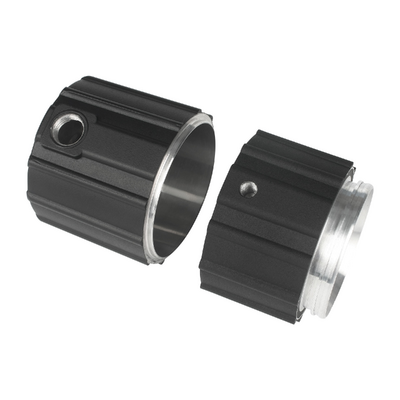 Buen precio Anillos de barril de lente mecanizados CNC de precisión con revestimiento en polvo de aluminio AL7075 en línea