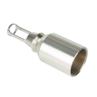 Goede prijs AL6061 Aluminium Natuurlijke Anodiseerafwerking Precisie CNC Draaiende Schroefkoppeling Assemblage online