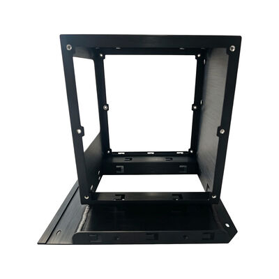 Bon prix Cadre structurel en aluminium AL5052-H32 anodisé noir pour équipement d'inspection de semi-conducteurs en ligne