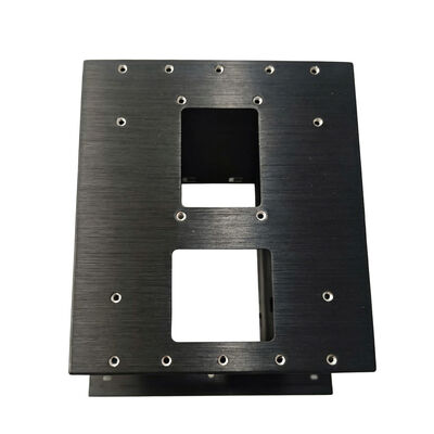 Bon prix Plaque de montage en aluminium anodisée noire AL5052-H32 pour équipement d'inspection des semi-conducteurs en ligne