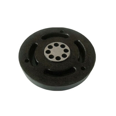 Buen precio Precisión CNC mecanizado circular de la puerta de la brida disco negro acabado anodizado en línea