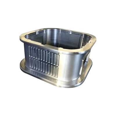 Buon prezzo Finitura superficiale satinata lucida, alloggiamento alettato lavorato di precisione CNC, parti tornite e fresate in linea