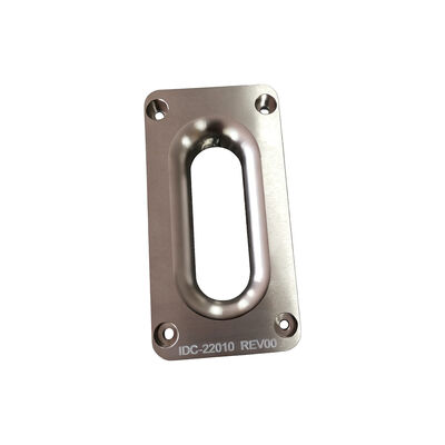 Bon prix Plaque de montage rainurée usinée CNC de précision avec finition métallique brossée en ligne
