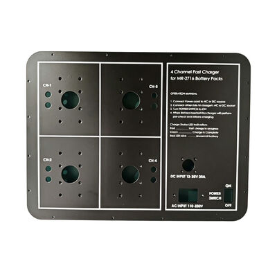 Guter Preis 4 Kanal-Schnellladegerät Frontplatte Präzisionsplatten-Metallgehäuse-Platte Online